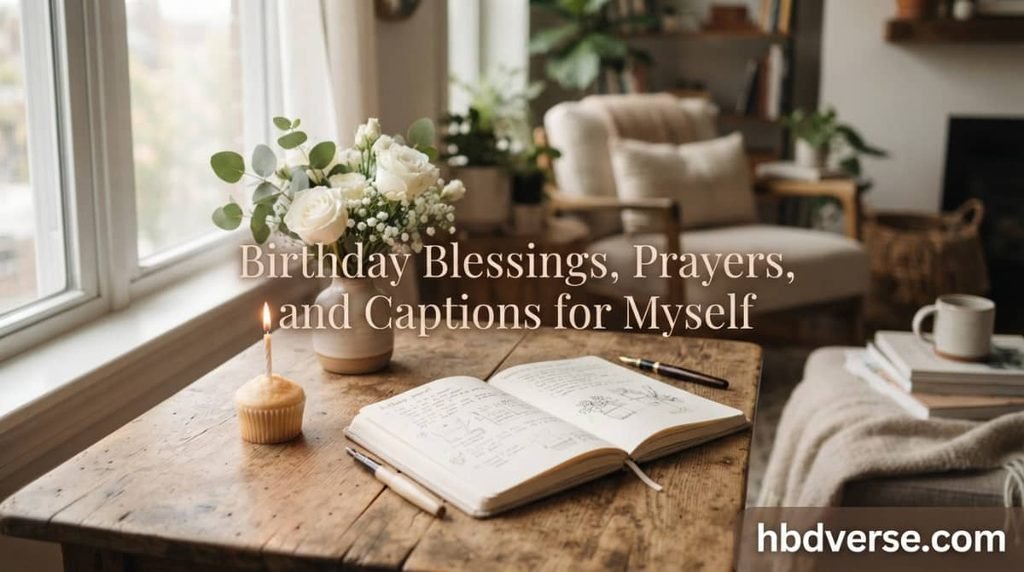 Birthday Blessings, Prayers, and Captions for Myself