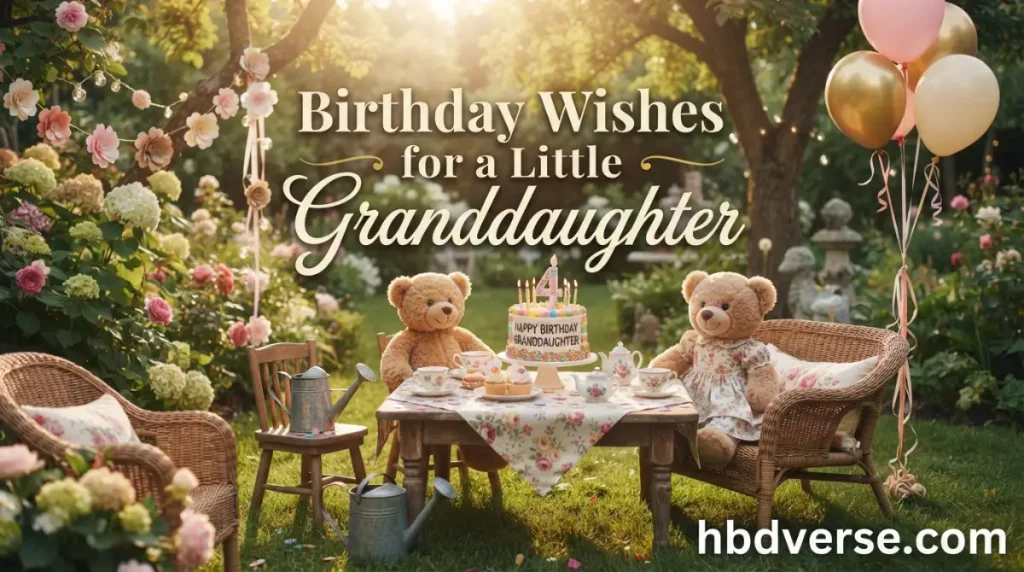 Birthday Wishes for a Little Granddaughter