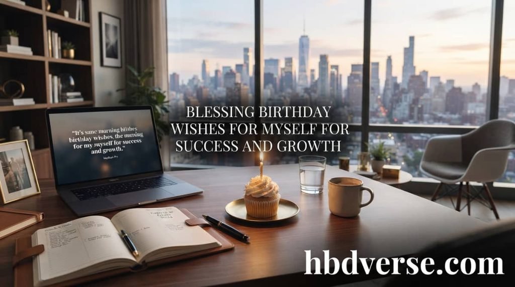 Blessing Birthday Wishes for Myself for Success and Growth