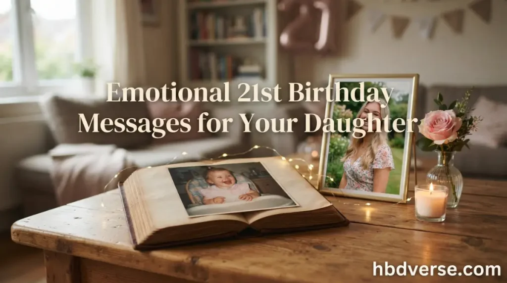 Emotional 21st Birthday Messages for Your Daughter