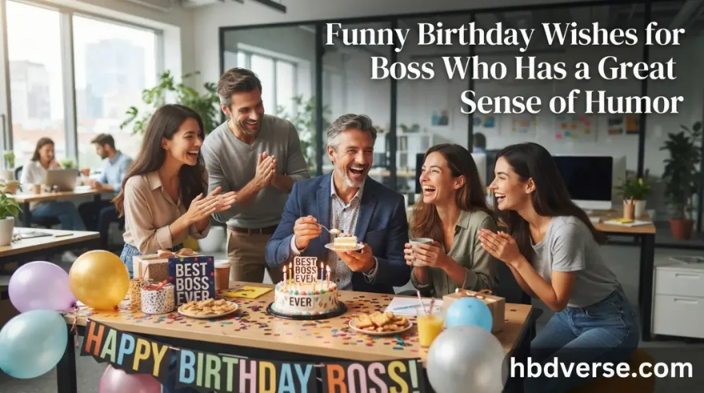 Funny Birthday Wishes for Boss Who Has a Great Sense of Humor