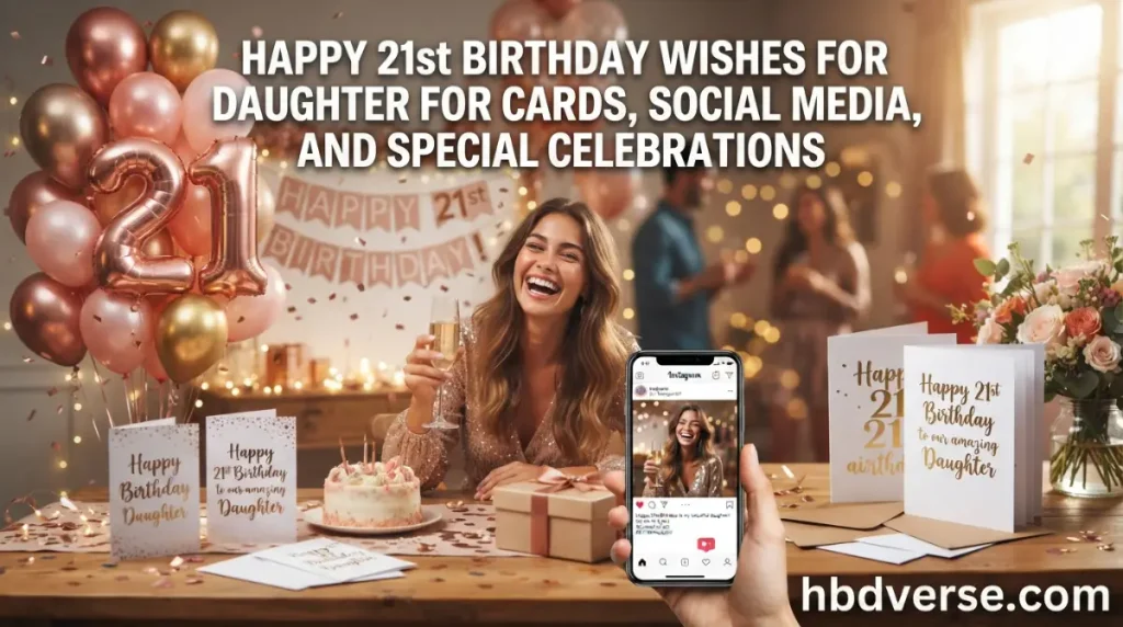 Inspirational 21st Birthday Wishes for Your Daughter’s Future
