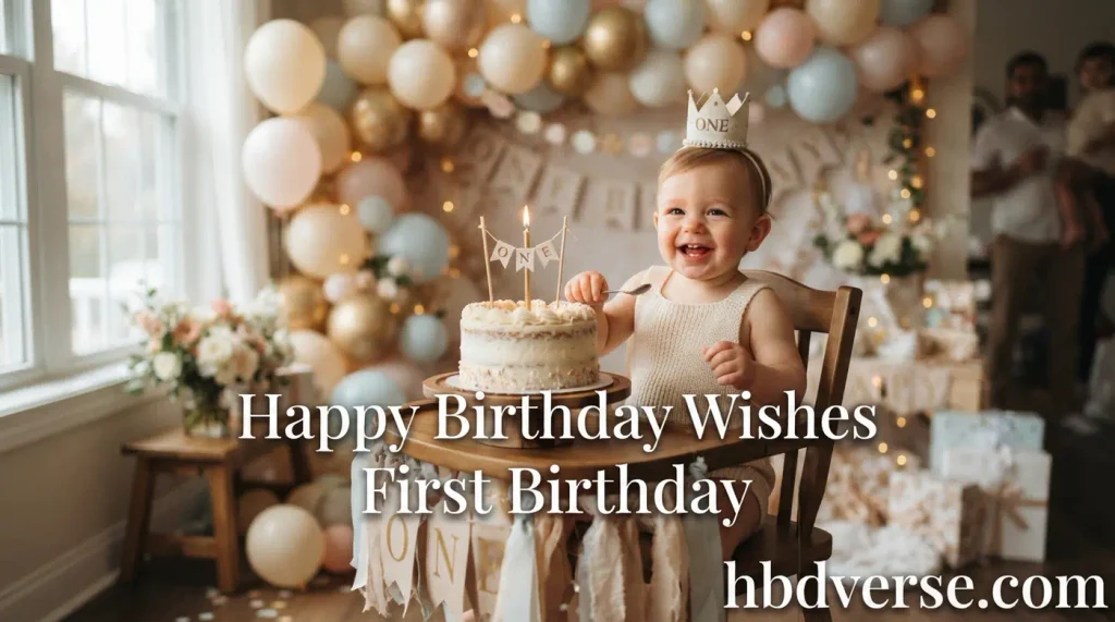 Happy Birthday Wishes First Birthday