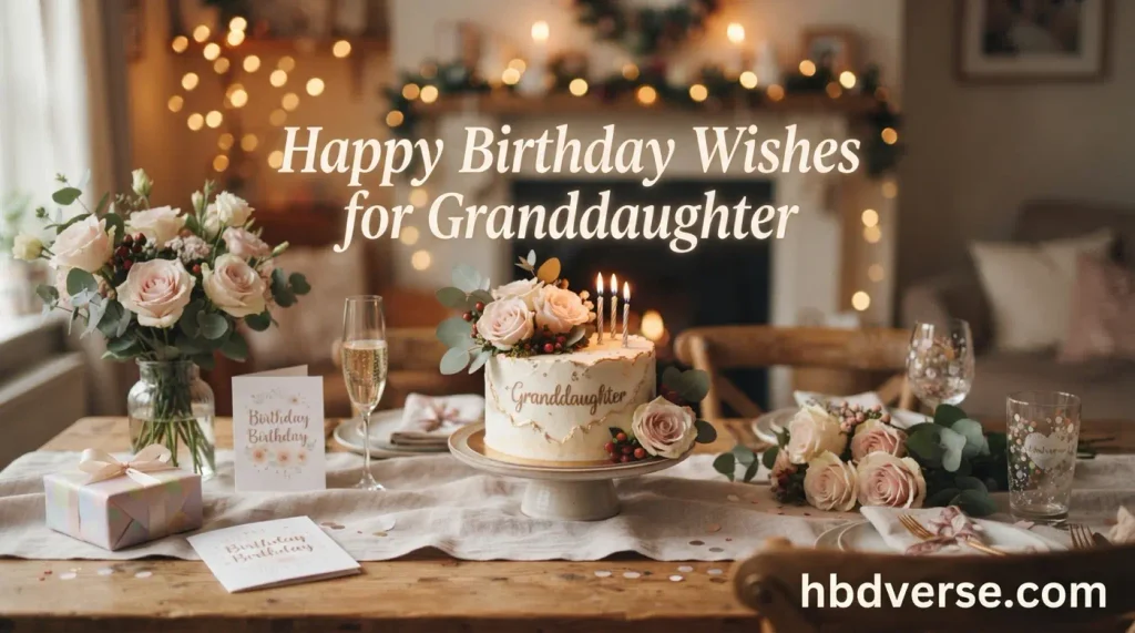 Happy Birthday Wishes for Granddaughter