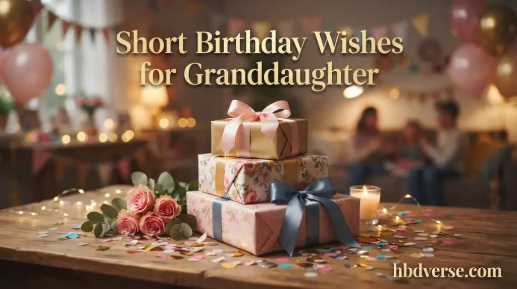 Short Birthday Wishes for Granddaughter