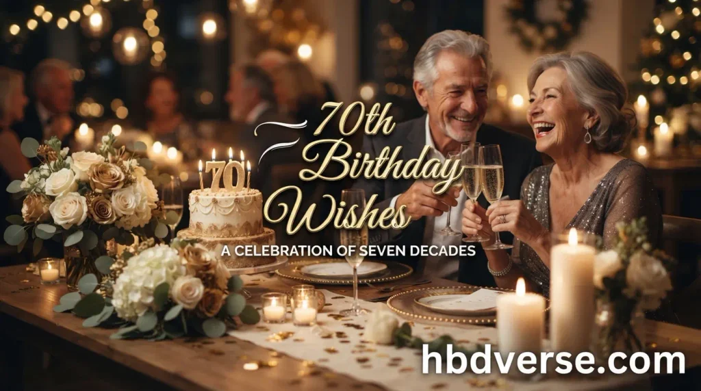 70th Birthday Wishes