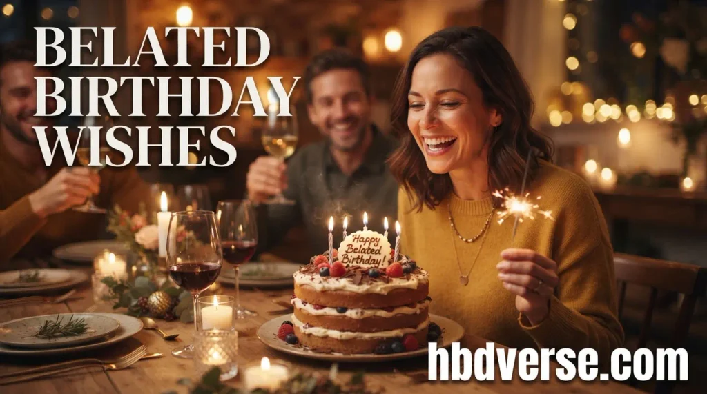 Belated Birthday Wishes