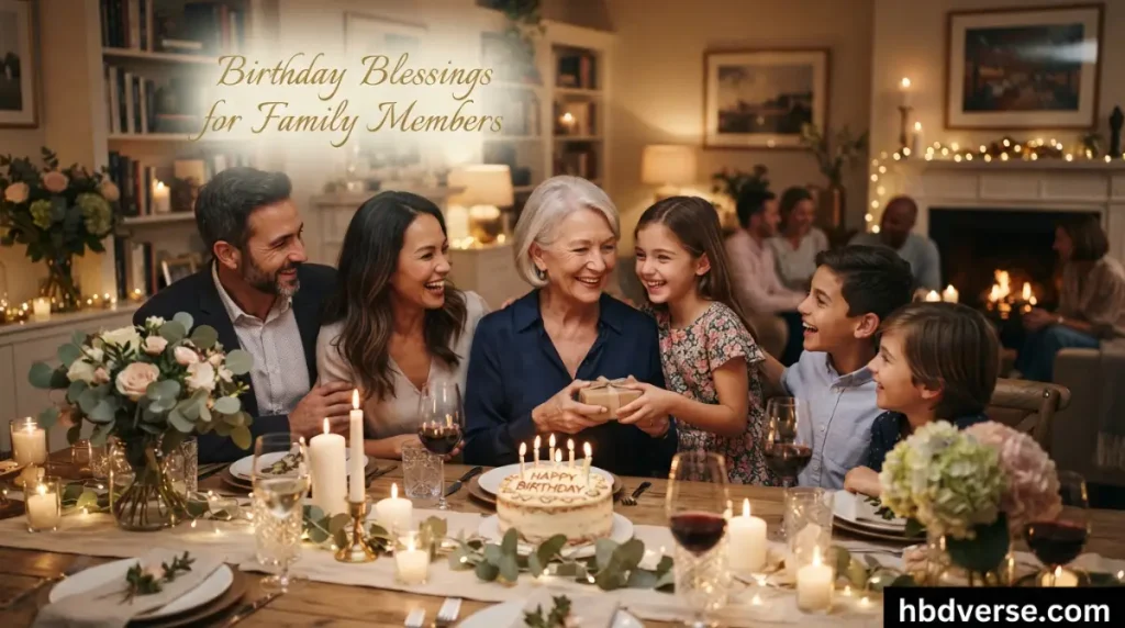 Birthday Blessings for Family Members
