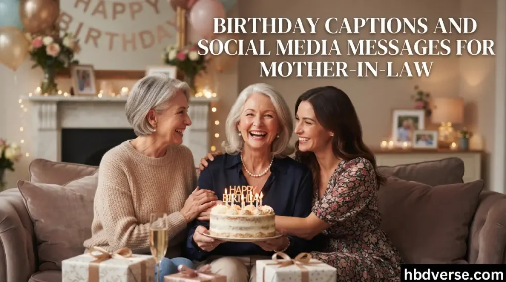 Birthday Captions and Social Media Messages for Mother-in-Law