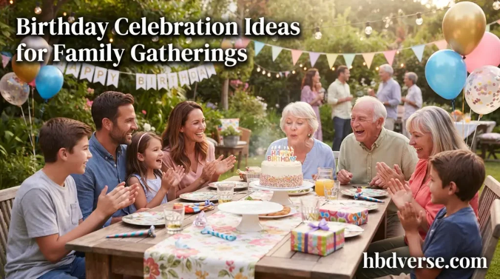 Birthday Celebration Ideas for Family Gatherings