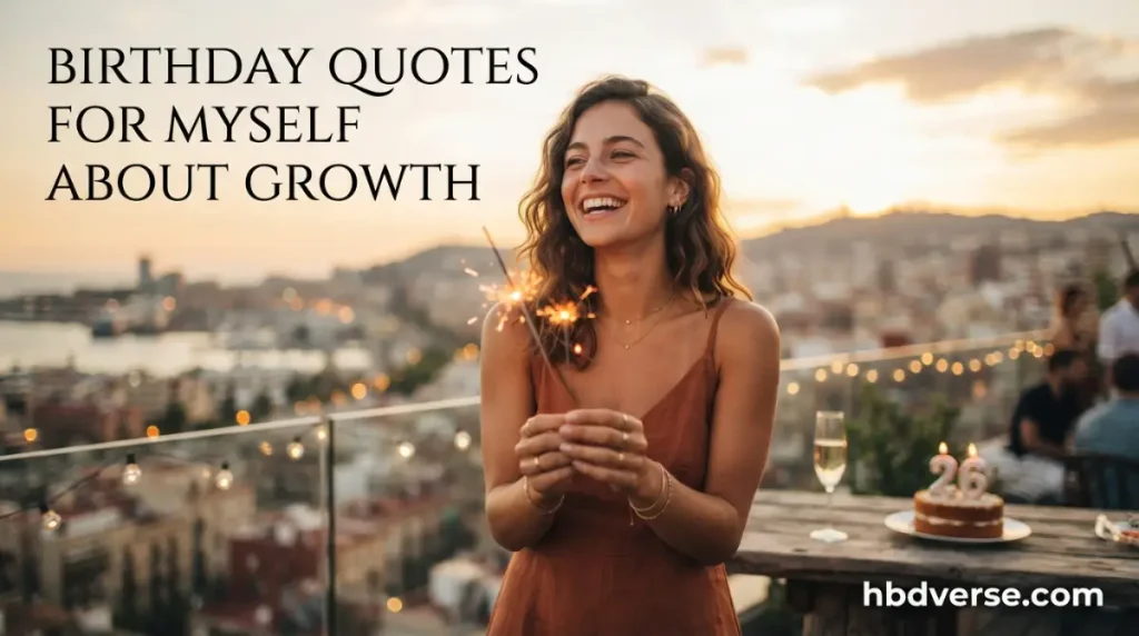Birthday Quotes for Myself About Growth