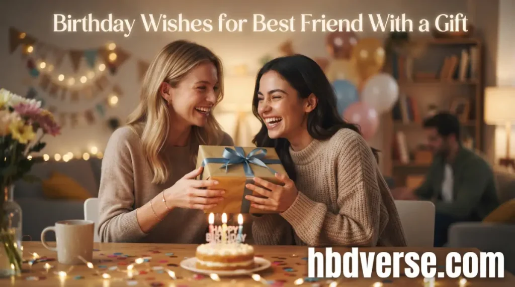 Birthday Wishes for Best Friend With a Gift