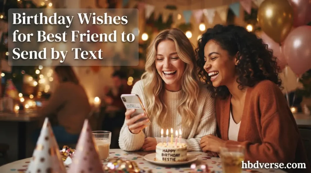 Birthday Wishes for Best Friend to Send by Text