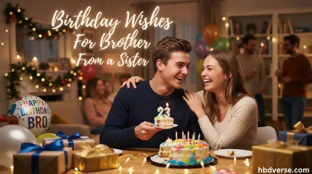 Birthday Wishes for Brother From a Sister