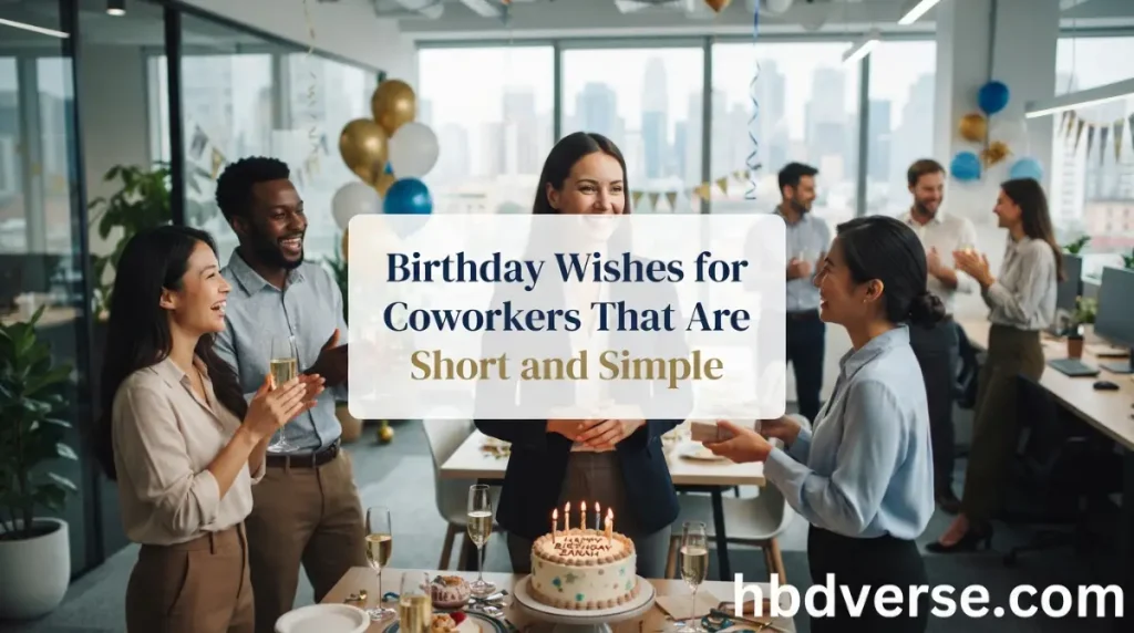 Birthday Wishes for Coworkers That Are Short and Simple