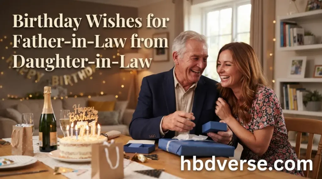 Birthday Wishes for Father-in-Law From Daughter-in-Law