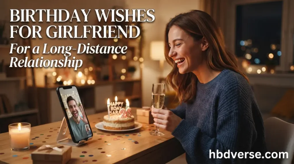Birthday Wishes for Girlfriend for a Long-Distance Relationship