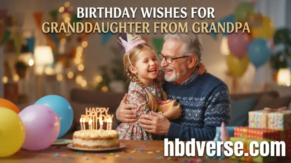 Birthday Wishes for Granddaughter From Grandpa