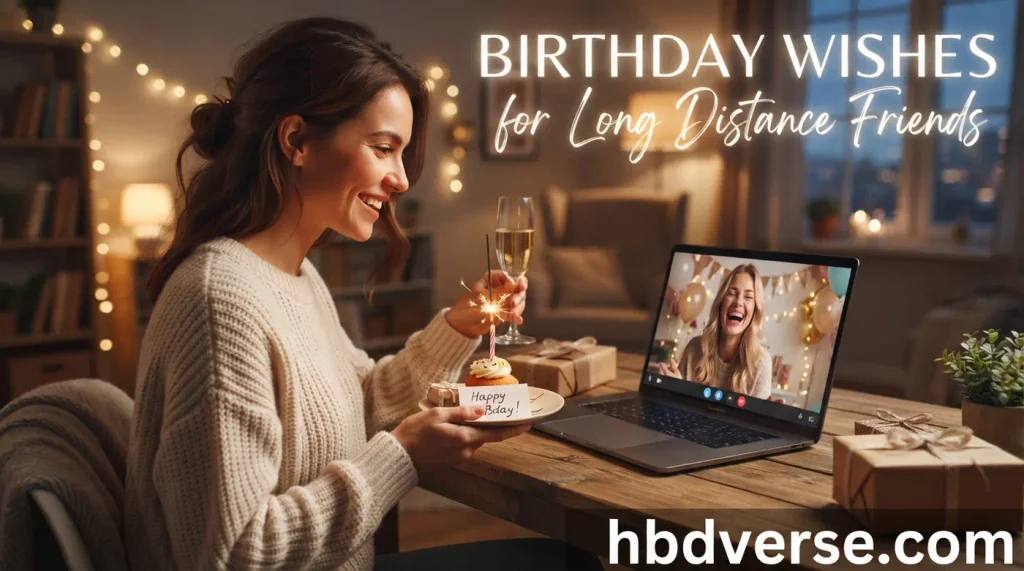 Birthday Wishes for Long Distance Friends