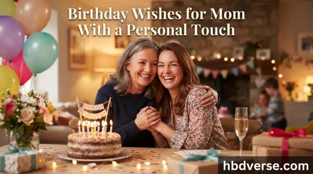 Birthday Wishes for Mom With a Personal Touch