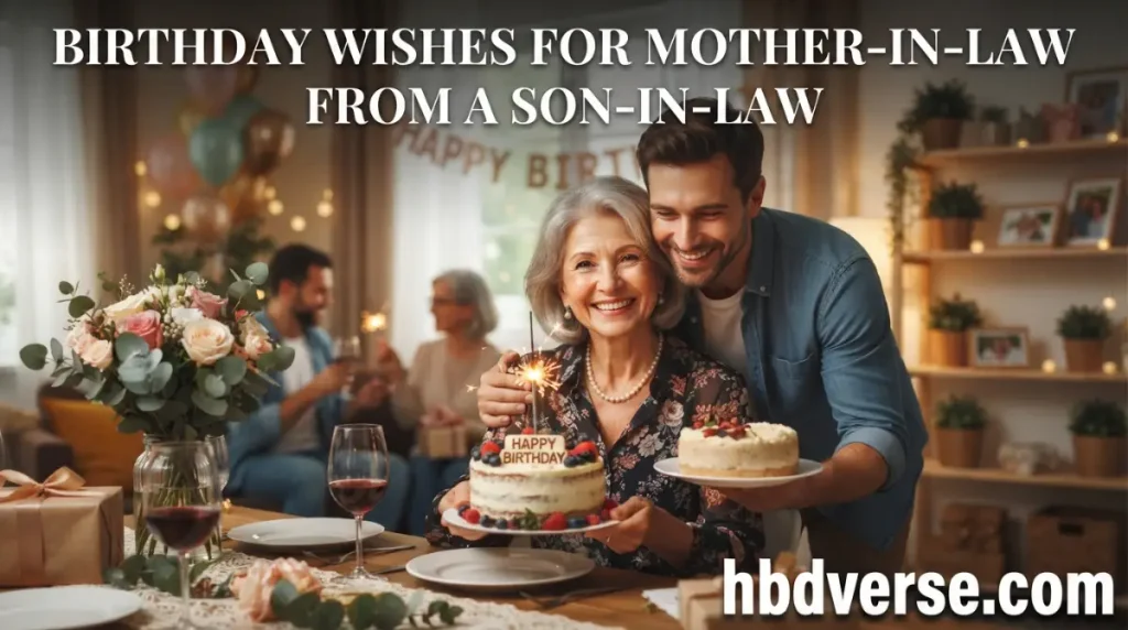 Birthday Wishes for Mother-in-Law From a Son-in-Law