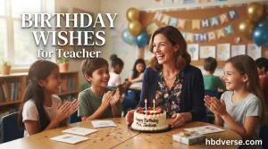Birthday Wishes for Teacher