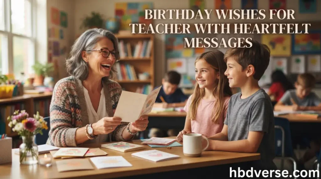 Birthday Wishes for Teacher With Heartfelt Messages