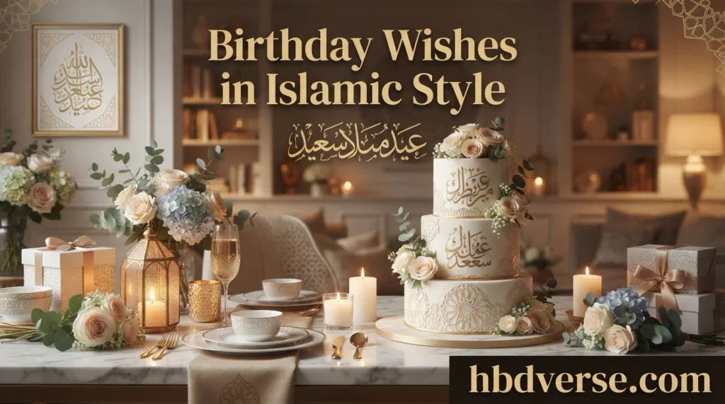 Birthday Wishes in Islamic Style
