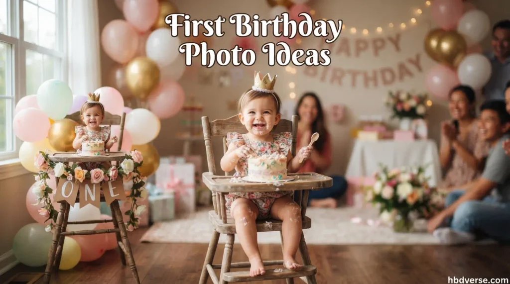 First Birthday Photo Ideas