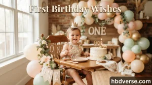 First Birthday Wishes
