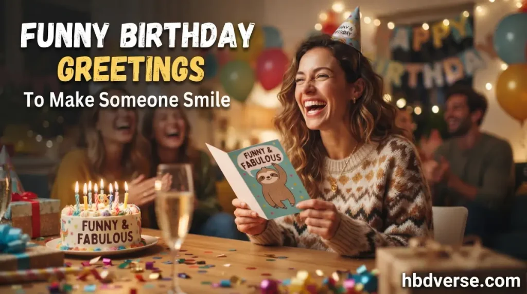 Funny Birthday Greetings to Make Someone Smile