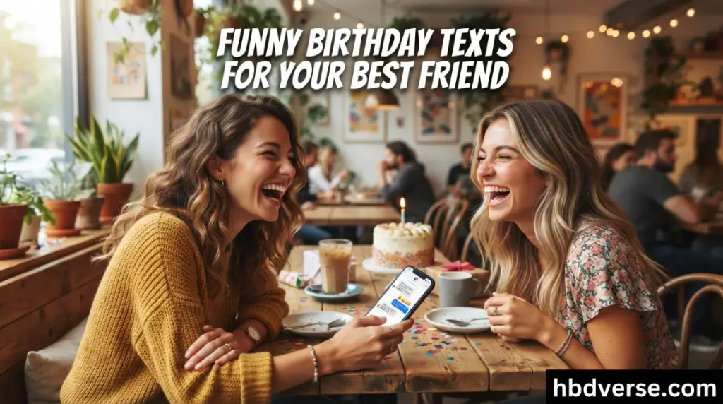 Funny Birthday Texts for Your Best Friend