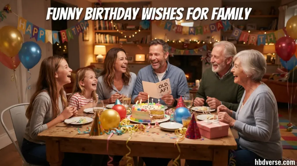 Funny Birthday Wishes for Family