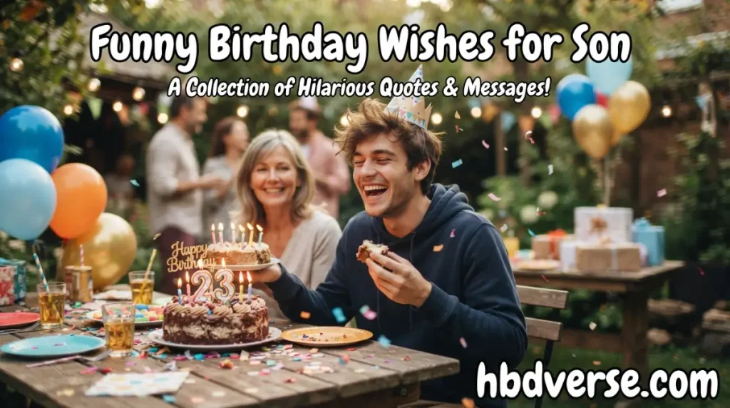 Funny Birthday Wishes for Son