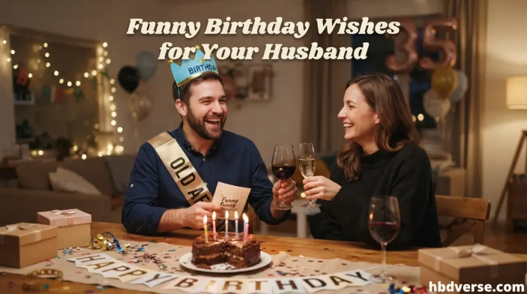 Funny Birthday Wishes for Your Husband