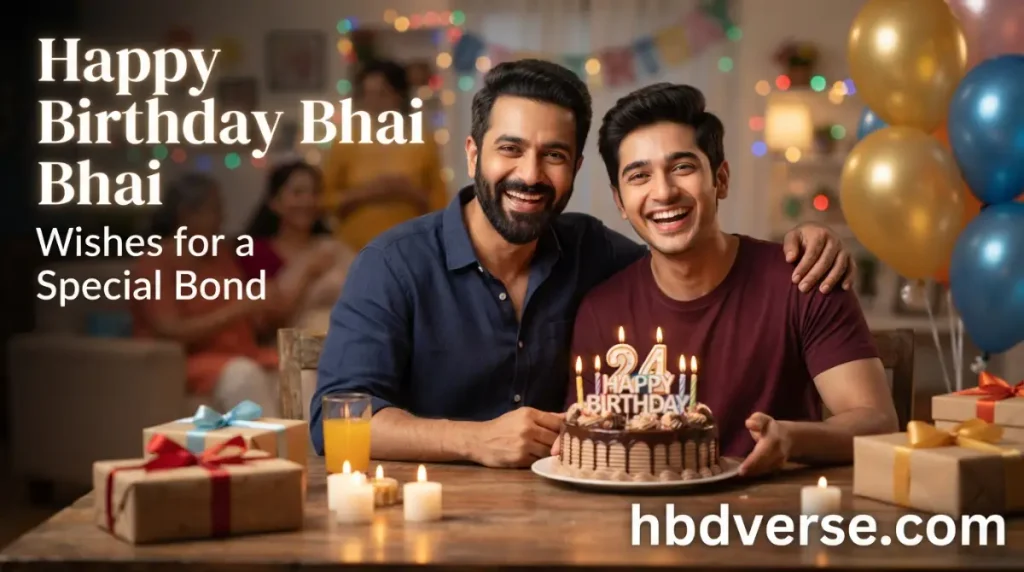 Happy Birthday Bhai Wishes for a Special Bond