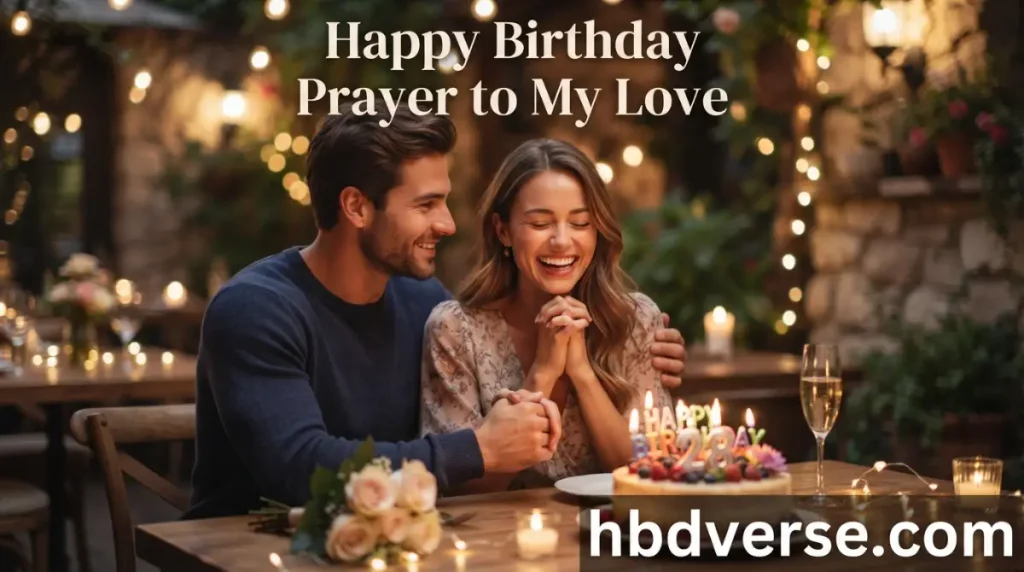 Happy Birthday Prayer to My Love