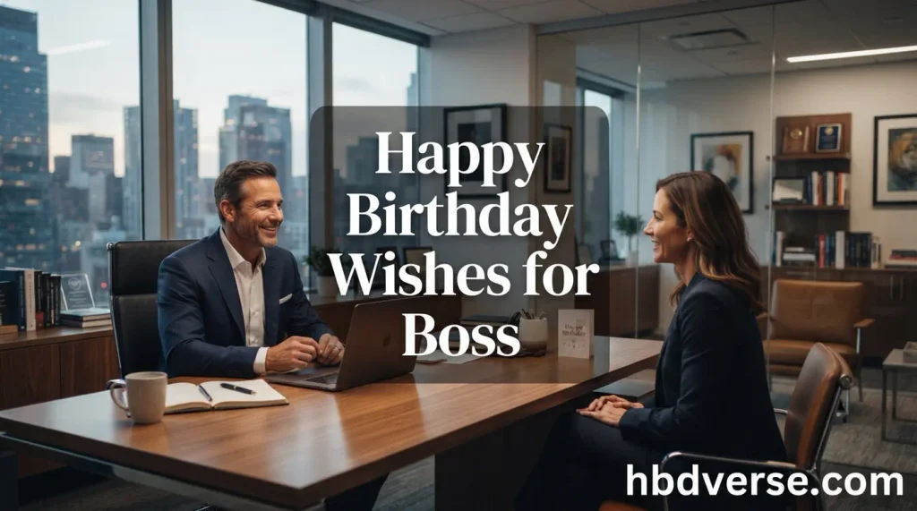 Happy Birthday Wishes for Boss