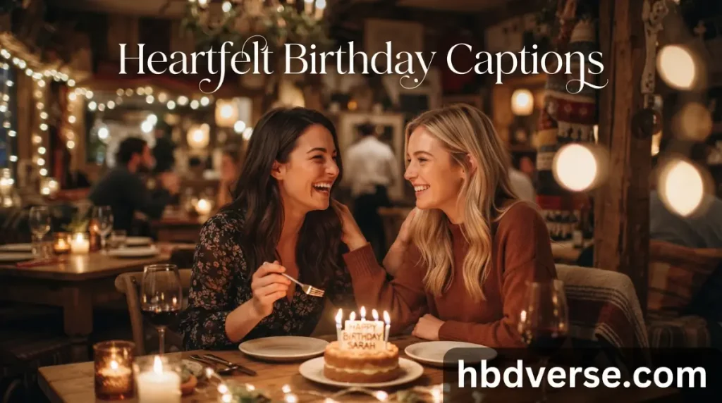 Heartfelt Birthday Captions