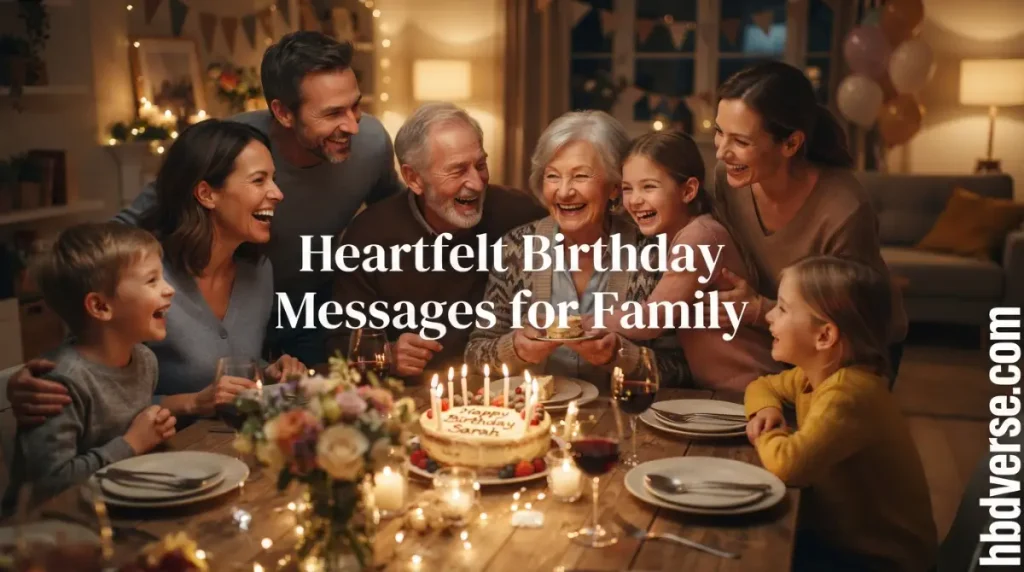 Heartfelt Birthday Messages for Family
