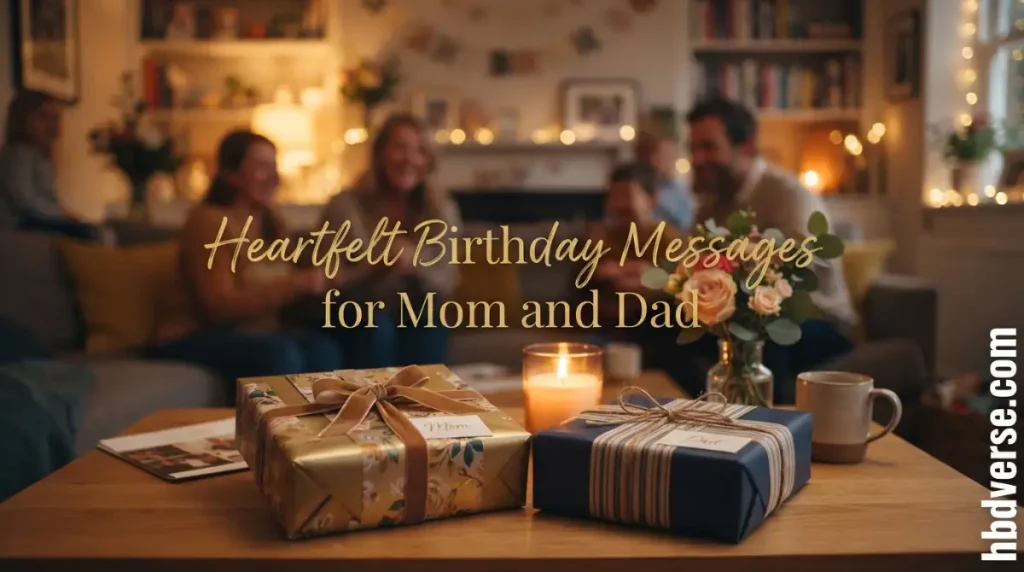 Heartfelt Birthday Messages for Mom and Dad