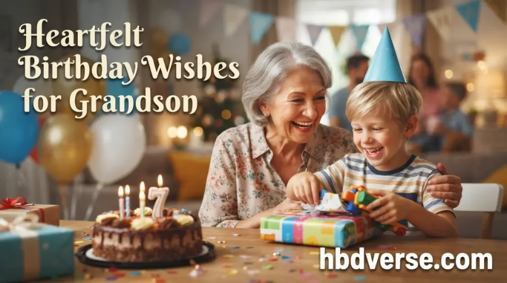 Heartfelt Birthday Wishes for Grandson
