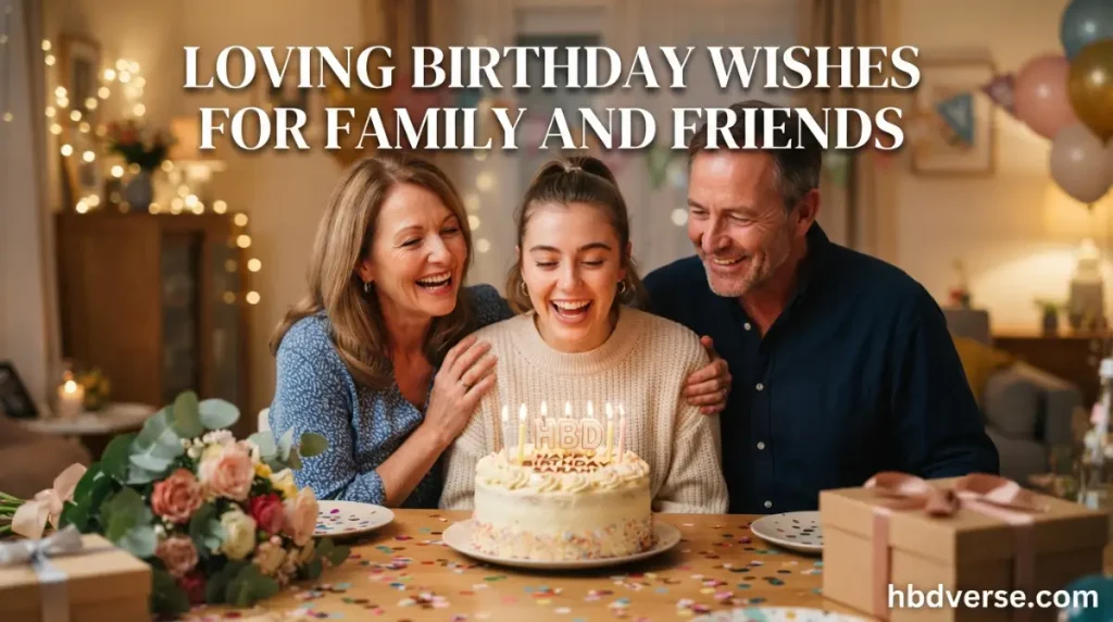 Loving Birthday Wishes for Family and Friends