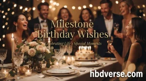 Milestone Birthday Wishes