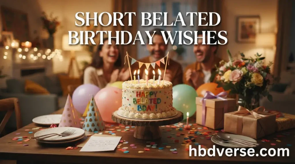 Short Belated Birthday Wishes