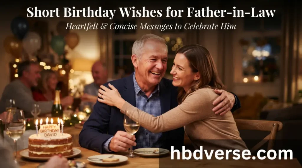Short Birthday Wishes for Father-in-Law