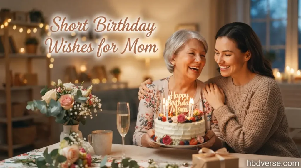 Short Birthday Wishes for Mom