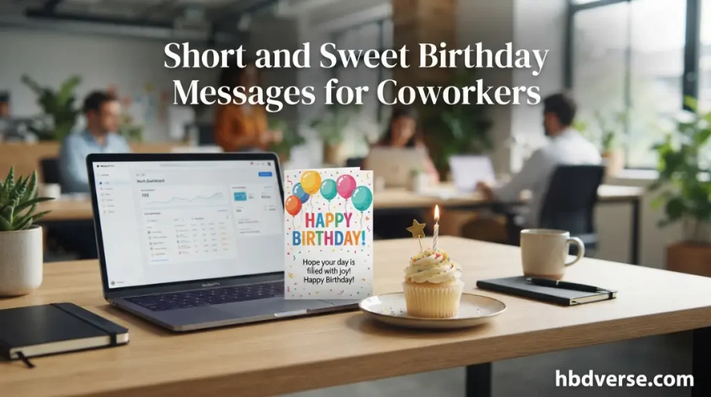 Short and Sweet Birthday Messages for Coworkers