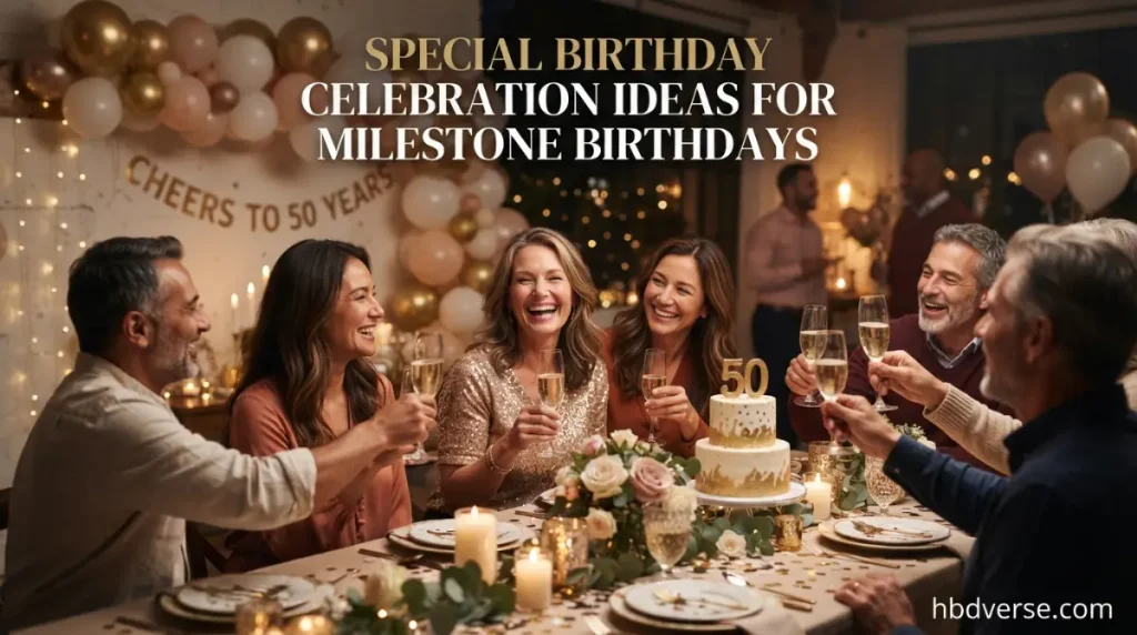 Special Birthday Celebration Ideas for Milestone Birthdays