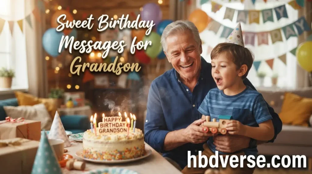 Sweet Birthday Messages for Grandson